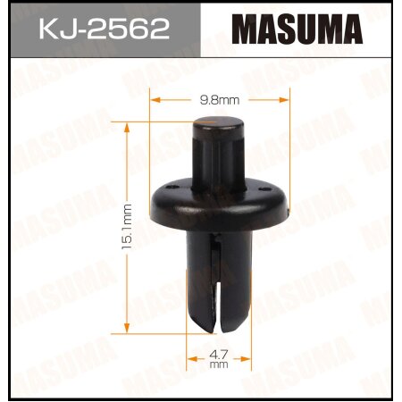 Клипса пластиковая Masuma, KJ-2562