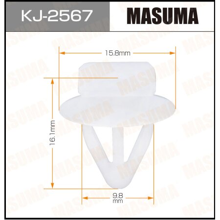Клипса пластиковая Masuma, KJ-2567