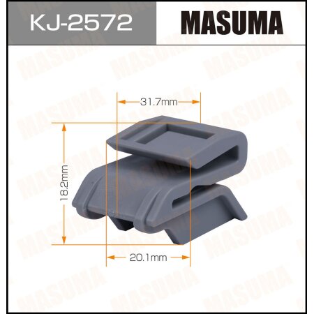 Клипса пластиковая Masuma, KJ-2572