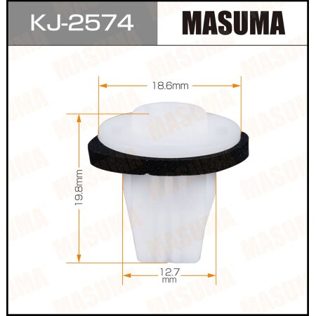 Клипса пластиковая Masuma, KJ-2574