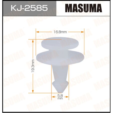 Клипса пластиковая Masuma, KJ-2585