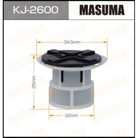 Клипса пластиковая Masuma, KJ-2600