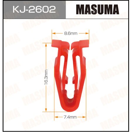 Клипса пластиковая Masuma, KJ-2602