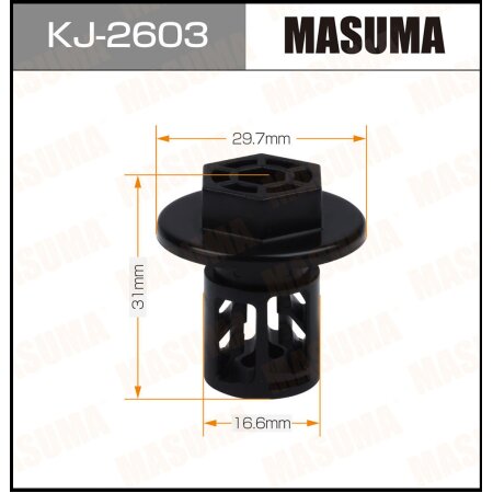 Клипса пластиковая Masuma, KJ-2603