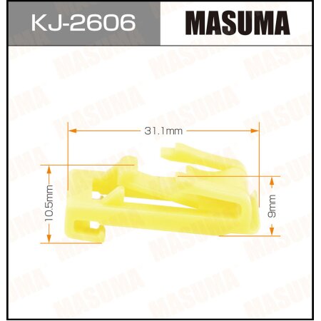 Клипса пластиковая Masuma, KJ-2606