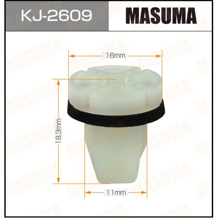 Клипса пластиковая Masuma, KJ-2609