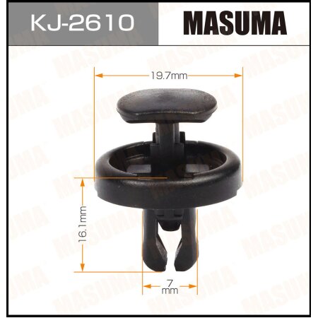 Клипса пластиковая Masuma, KJ-2610