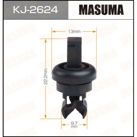 Клипса пластиковая Masuma, KJ-2624