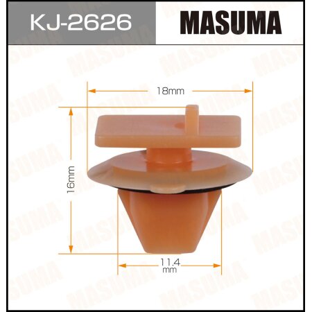 Клипса пластиковая Masuma, KJ-2626