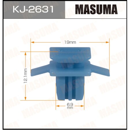 Клипса пластиковая Masuma, KJ-2631