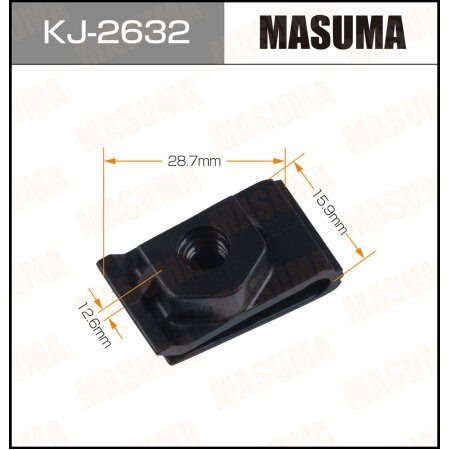 Клипса пластиковая Masuma, KJ-2632