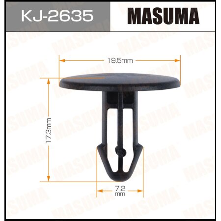 Клипса пластиковая Masuma, KJ-2635