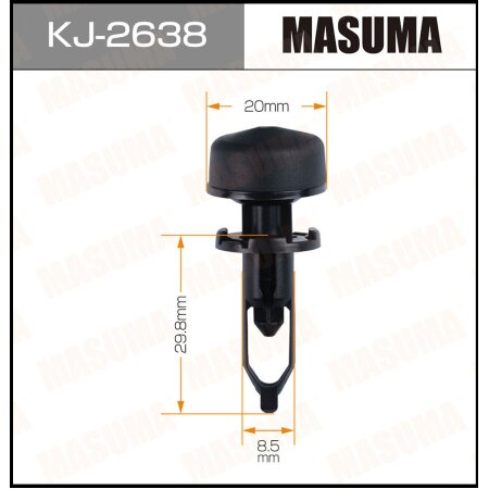 Клипса пластиковая Masuma, KJ-2638