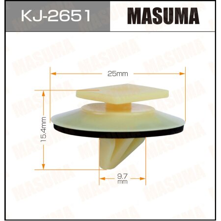 Клипса пластиковая Masuma, KJ-2651