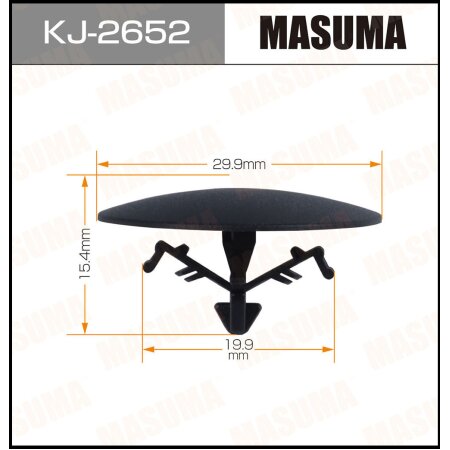 Клипса пластиковая Masuma, KJ-2652