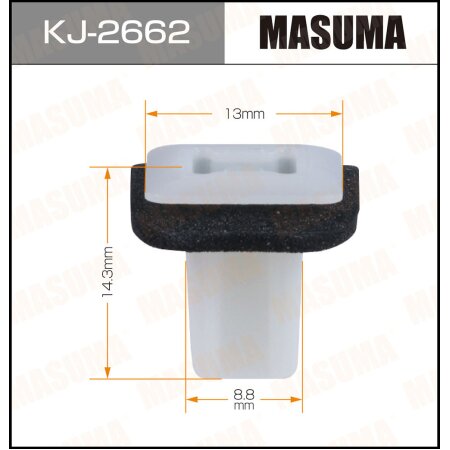 Клипса пластиковая Masuma, KJ-2662