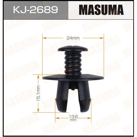 Клипса пластиковая Masuma, KJ-2689