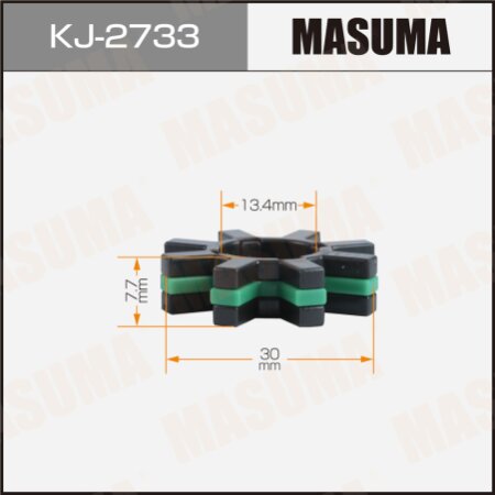 Клипса пластиковая Masuma, KJ-2733