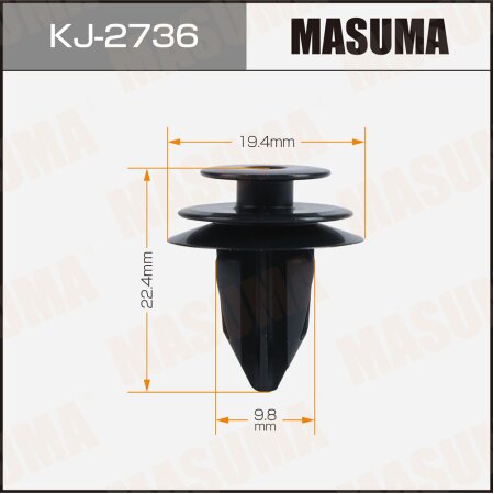 Клипса пластиковая Masuma, KJ-2736