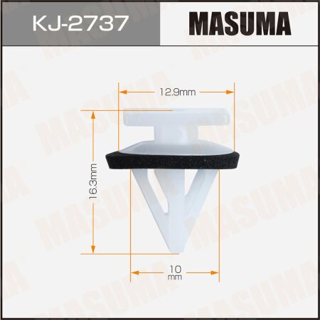 Клипса пластиковая Masuma, KJ-2737