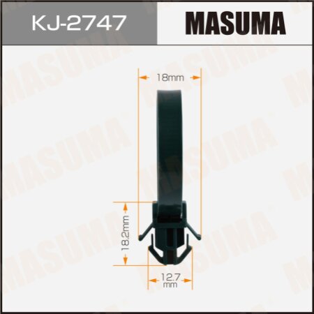 Клипса пластиковая Masuma, KJ-2747