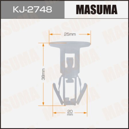 Клипса пластиковая Masuma, KJ-2748
