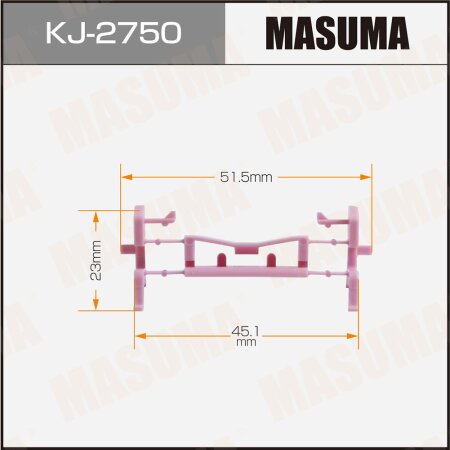 Клипса пластиковая Masuma, KJ-2750