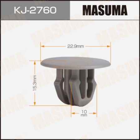 Клипса пластиковая Masuma, KJ-2760