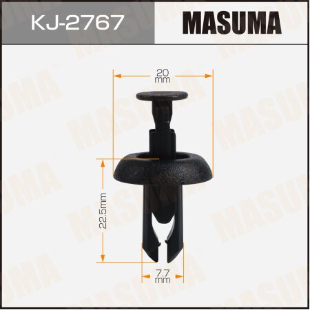 Клипса пластиковая Masuma, KJ-2767