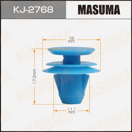 Клипса пластиковая Masuma, KJ-2768
