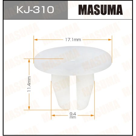 Клипса пластиковая Masuma, KJ-310