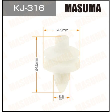 Клипса пластиковая Masuma, KJ-316