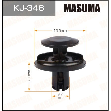 Клипса пластиковая Masuma, KJ-346