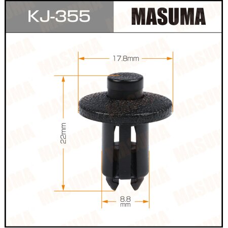 Клипса пластиковая Masuma, KJ-355