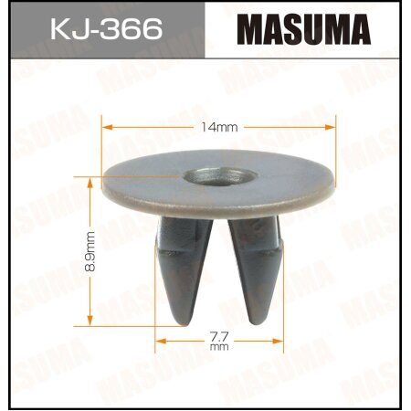 Клипса пластиковая Masuma, KJ-366