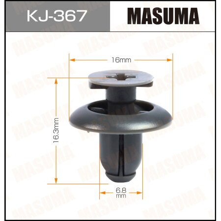 Клипса пластиковая Masuma, KJ-367