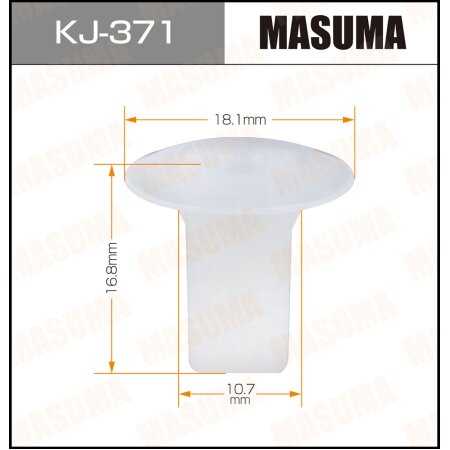 Retainer clip Masuma plastic, KJ-371