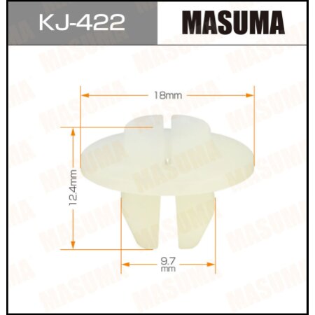 Клипса пластиковая Masuma, KJ-422