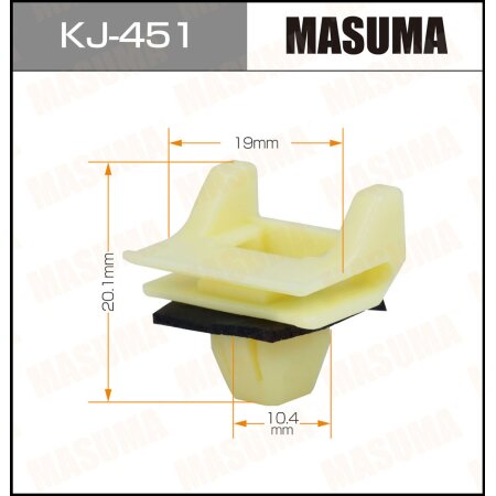 Клипса пластиковая Masuma, KJ-451