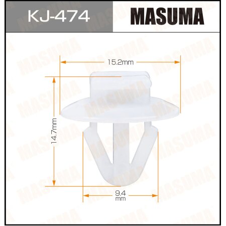 Клипса пластиковая Masuma, KJ-474