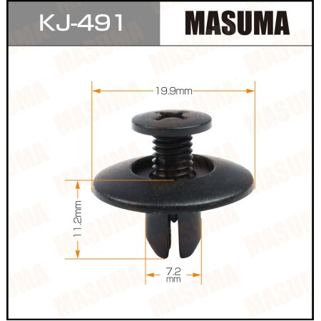 Клипса пластиковая Masuma, KJ-491