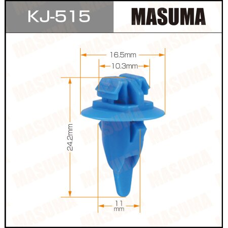 Клипса пластиковая Masuma, KJ-515
