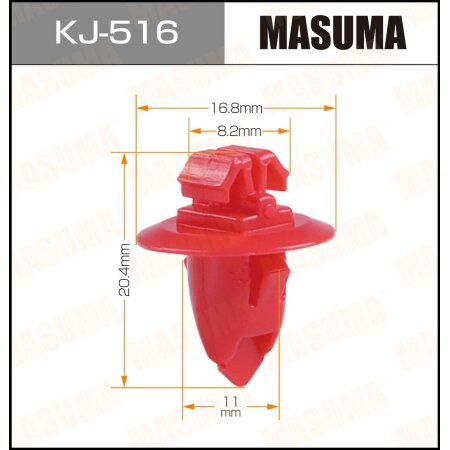 Клипса пластиковая Masuma, KJ-516