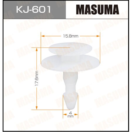 Клипса пластиковая Masuma, KJ-601