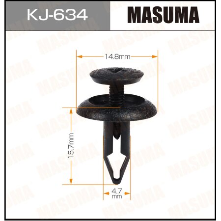 Клипса пластиковая Masuma, KJ-634