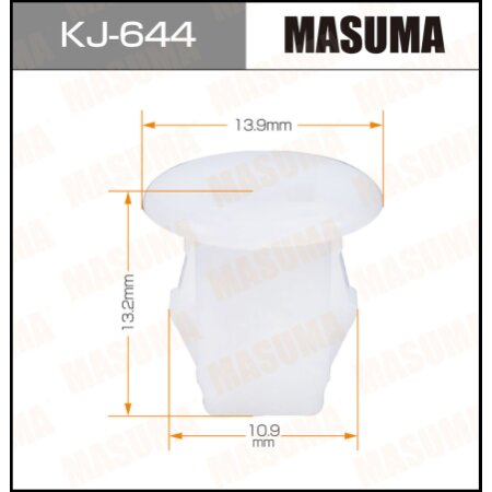 Retainer clip Masuma plastic, KJ-644