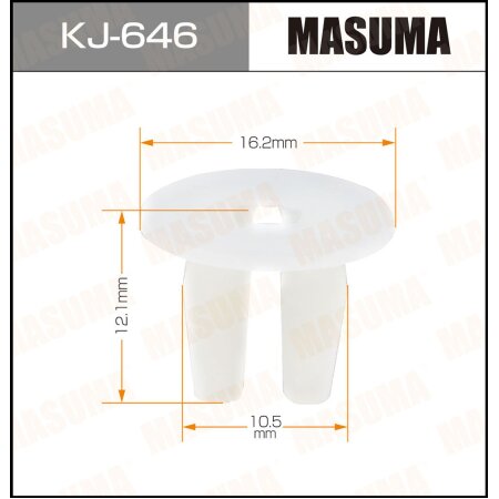Клипса пластиковая Masuma, KJ-646