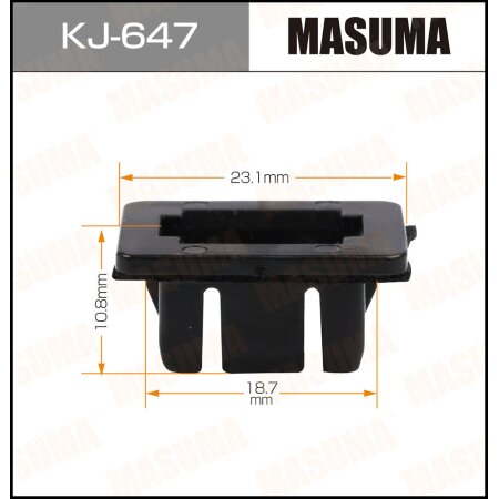 Клипса пластиковая Masuma, KJ-647