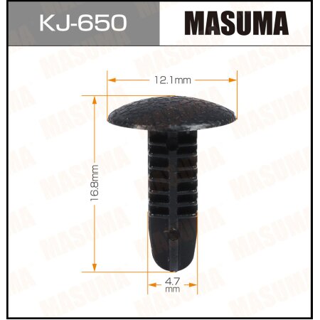 Клипса пластиковая Masuma, KJ-650