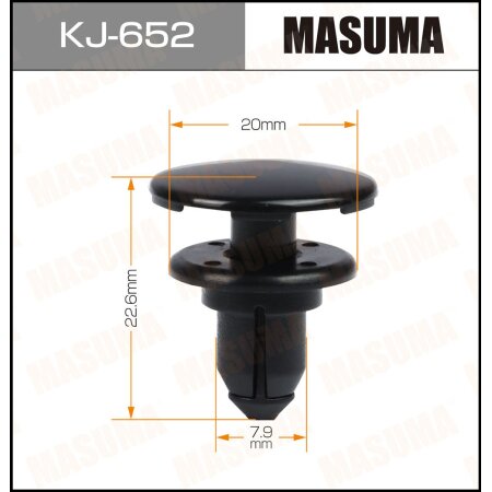 Клипса пластиковая Masuma, KJ-652